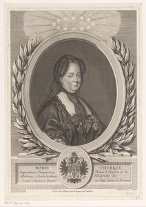 Portret van keizerin Maria Theresia