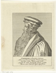 Portret van kerkhervormer Johannes Calvijn