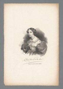 Portret van Klaudyna Potocka