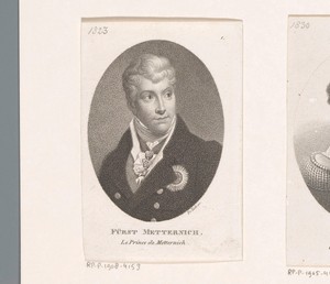 Portret van Klemens Wenzel Lothar, Fürst von Metternich
