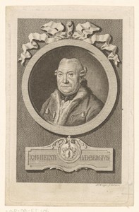 Portret van Kohann Heinrich Ludwig Bergius