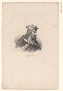Portret van koning Charibert I
