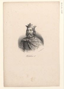 Portret van koning Childebert I