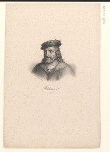 Portret van koning Childerik I