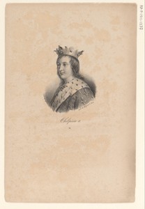 Portret van koning Chilperik II