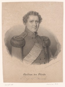 Portret van Koning Christian VIII