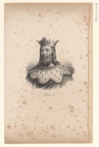 Portret van koning Clovis I