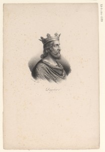Portret van koning Dagobert I