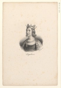 Portret van koning Dagobert II