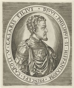 Portret van koning Filips II, koning van Spanje