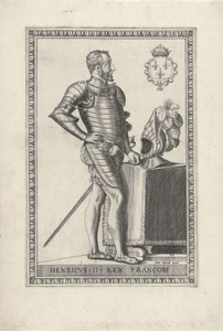 Portret van koning Hendrik II van Frankrijk