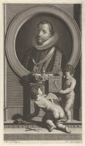 Portret van koning Jacobus I van Engeland