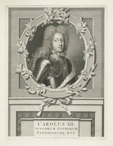 Portret van koning Karel XII van Zweden