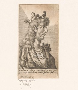 Portret van koning Radbald