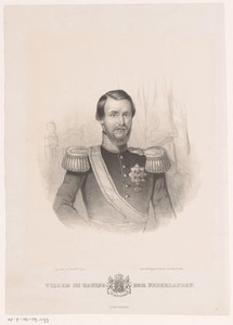 Portret van Koning Willem III