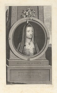 Portret van koningin-gemaal Elizabeth van York