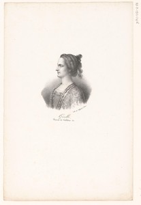 Portret van koningin Giselle