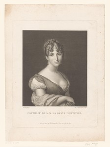 Portret van koningin Hortense de Beauharnais