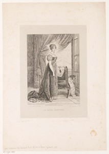 Portret van koningin Hortense de Beauharnais