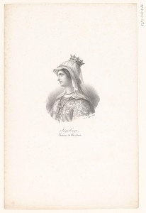 Portret van koningin Ingoberga