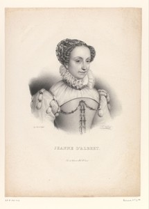 Portret van koningin Johanna van Albret