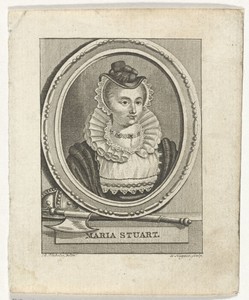 Portret van koningin Maria I Stuart, van Schotland