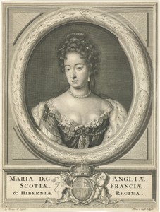 Portret van koningin Maria II Stuart