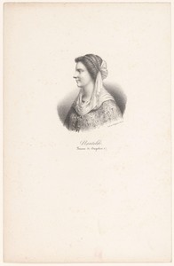 Portret van koningin Nantilde