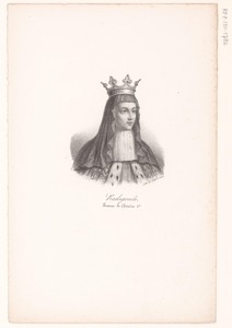 Portret van koningin Radegundis