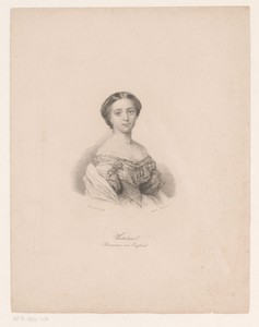 Portret van koningin Victoria