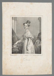 Portret van koningin Victoria