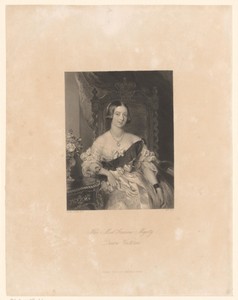 Portret van koningin Victoria van het Verenigd Koninkrijk