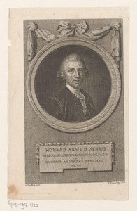 Portret van Konrad Arnold Schmid