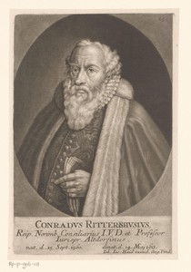 Portret van Konrad Rittershausen