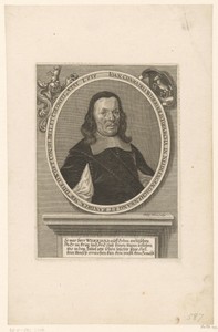 Portret van Konrad Wiederhold op 69-jarige leeftijd