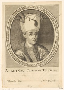 Portret van Köprülü Fazil Ahmet Pasja