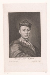 Portret van kunstenaar Anton Kern