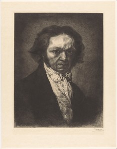 Portret van kunstenaar Francisco de Goya