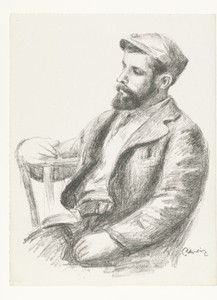 Portret van kunstenaar Louis Valtat