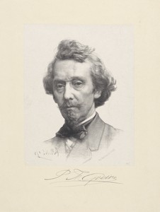 Portret van kunstenaar Petrus Franciscus Greive