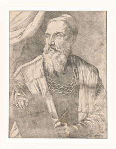 Portret van kunstenaar Titiaan