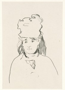 Portret van kunstenares Berthe Morisot