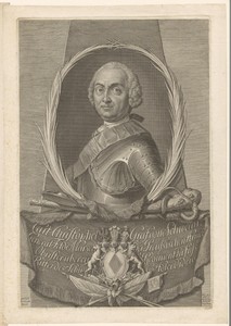 Portret van Kurd Christoph von Schwerin