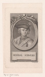 Portret van Kurd Christoph von Schwerin