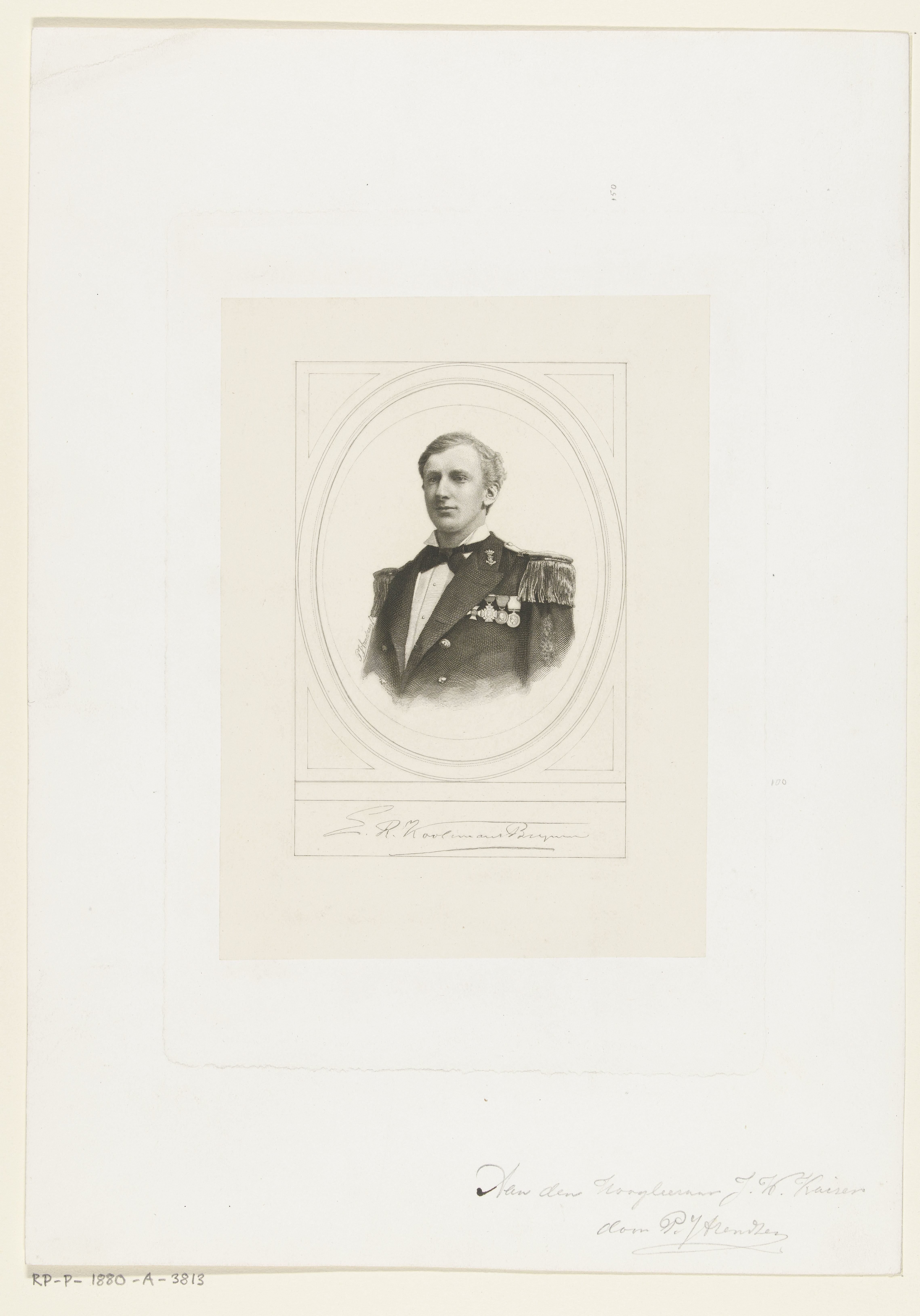 Portret van L.R. Koolemans Beynen by Petrus Johannes Arendzen