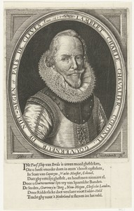 Portret van Lambert Charles, gouverneur van Nijmegen