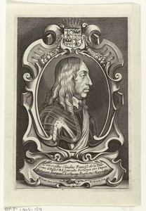 Portret van Lamoraldus Claudius Franciscus de la Tour, graaf van Tassis