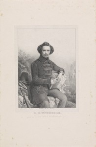 Portret van landschapschilder Barend Cornelis Koekkoek