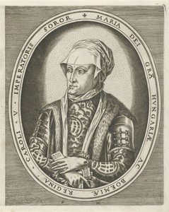 Portret van landvoogdes Maria van Hongarije