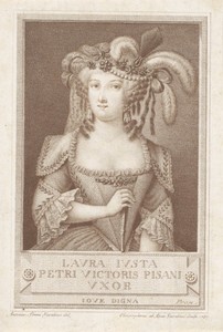 Portret van Laura Justa Petri Victoris Pisani